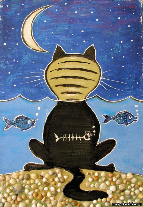 кот на рисунке