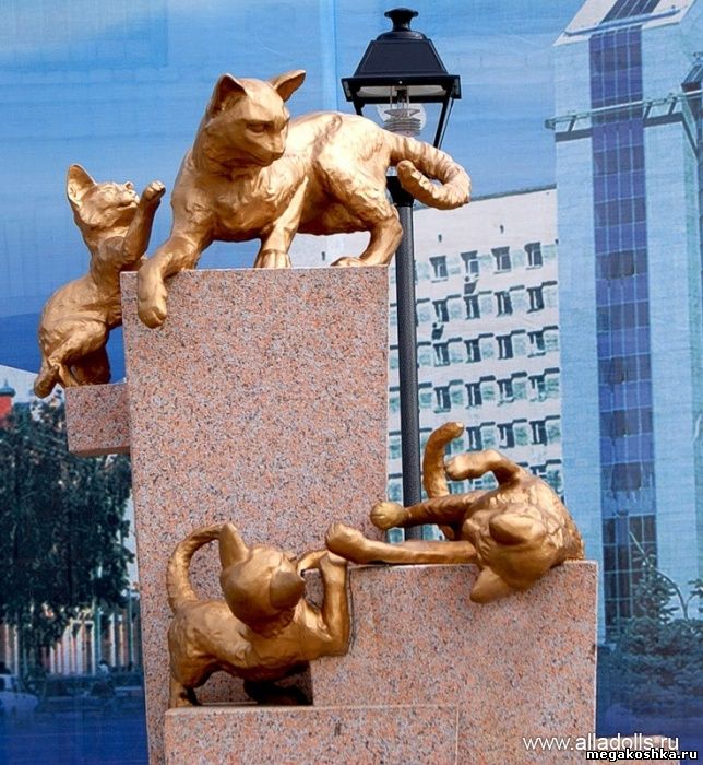 аллея кошек в тюмени